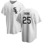 Chicago White Sox #25 Jim Thome White Fedasgoge Cool Base Stitched Baseball Jersey