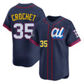 Boston Red Sox #35 Garrett Crochet Player Navy Fedasgoge American League All-Star Edition Game Stitched Jerseys