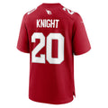 A.Cardinals #20 Zonovan Knight Cardinal Fedasgoge Team Game Jersey