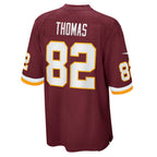 W.Football Team #82 Logan Thomas Game Player Jersey - Burgundy Fedasgoge