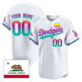 Custom Los Angeles Dodgers 2024 Los Angeles City Style Vapor Premier Limited Jersey ¨C All Stitched-White Fedasgoge