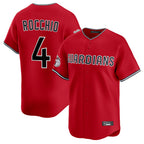 Cleveland Guardians #4 Brayan Rocchio Player Red Fedasgoge Limited Home Stitched Jerseys