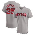 Boston Red Sox #35 Garrett Crochet Player Gray Fedasgoge Road Limited Elite Home Game Stitched Jerseys1