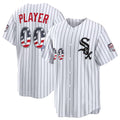 Custom Chicago White Sox 2026 All-Star Edition Stars & Stripes White Fedasgoge Stadium Pick-A-Player Jersey