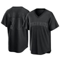 Cincinnati Reds #30 Ken Griffey Player Black Fedasgoge T-shirt Game Home Stitched Jerseys