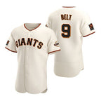 San Francisco Giants #9 Brandon Belt stitched Cream Fedasgoge Jersey