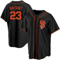 San Francisco Giants #23 Kris Bryant Black Fedasgoge Cool Base Jersey