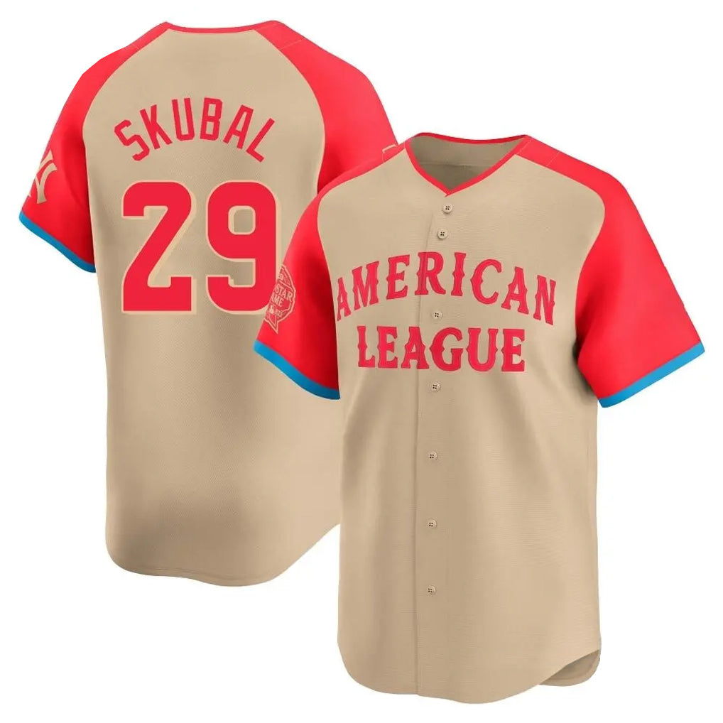 Detroit Tigers #29 Tarik Skubal Player Cream Fedasgoge Limited American League All-Star Game Stitched Jerseys