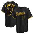 Baltimore Orioles #17 Colton Cowser Player Black Fedasgoge Snake Skin City Home Game Stitched Jerseys