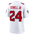 A.Falcons #24 A.J. Terrell White Fedasgoge Game Jersey