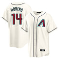 Arizona Diamondbacks #14 Gabriel Moreno Player Cream Fedasgoge Home Game Stitched Jerseys