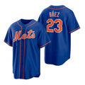 New York Mets #23 Javier Baez Royal Fedasgoge Replica Alternate Jersey
