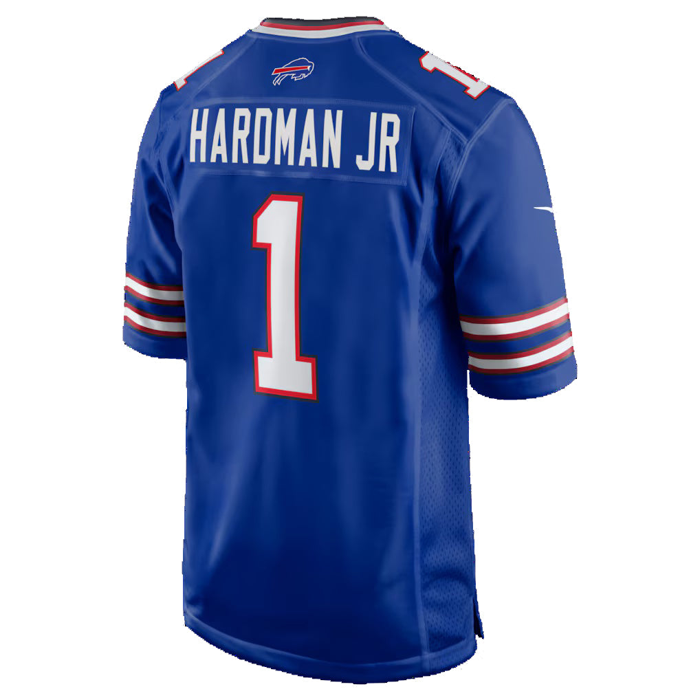 B.Bills #1 Mecole Hardman Royal Fedasgoge Team Game Jersey
