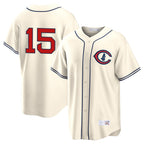 Chicago Cubs #15 Carson Kelly Player Cream Fedasgoge Field of Dreams Home Game Stitched Jerseys