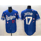 Los Angeles Dodgers #17 Shohei Ohtani Royal Fedasgoge 2025 World Series Champions Patch Tokyo Series Limited Stitched Jersey