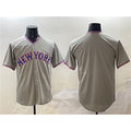 New York Mets Team Big Logo Gray Fedasgoge 2025 Limited Stitched Jersey