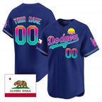 Custom Los Angeles Dodgers 2024 Los Angeles City Style Vapor Premier Limited Jersey ¨C Royal Fedasgoge
