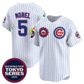 Chicago Cubs #5 Christopher Morel White Fedasgoge 2025 Tokyo Series Limited Stitched Jersey