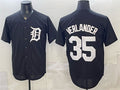 Detroit Tigers #35 Justin Verlander Black Fedasgoge Limited Stitched Jersey