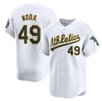 Oakland Athletics #49 Ryan Noda White Fedasgoge Home Limited Stitched Jersey