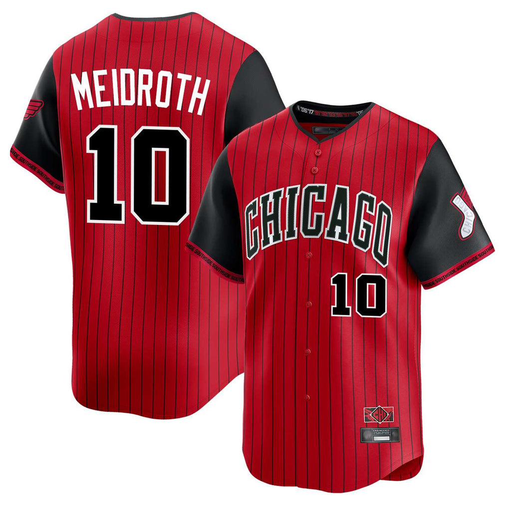 Chicago White Sox #10 Chase Meidroth Player Red Fedasgoge City Connect Limited Home Stitched Jerseys