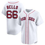 Boston Red Sox #66 Brayan Bello White Fedasgoge 2024 Home Limited Stitched Jersey