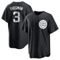 Chicago Cubs #3 Alex Bregman Player Black Fedasgoge Game Stitched Jerseys