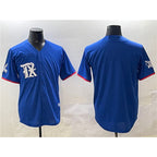 Texas Rangers Blank Royal Fedasgoge City Connect Stitched Jersey