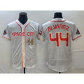 Houston Astros #44 Yordan Alvarez Number White Fedasgoge 2023 City Connect Flex Base Stitched Jersey 3