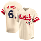 Los Angeles Angels #6 Anthony Rendon Cream Fedasgoge City Connect Replica Player Jersey
