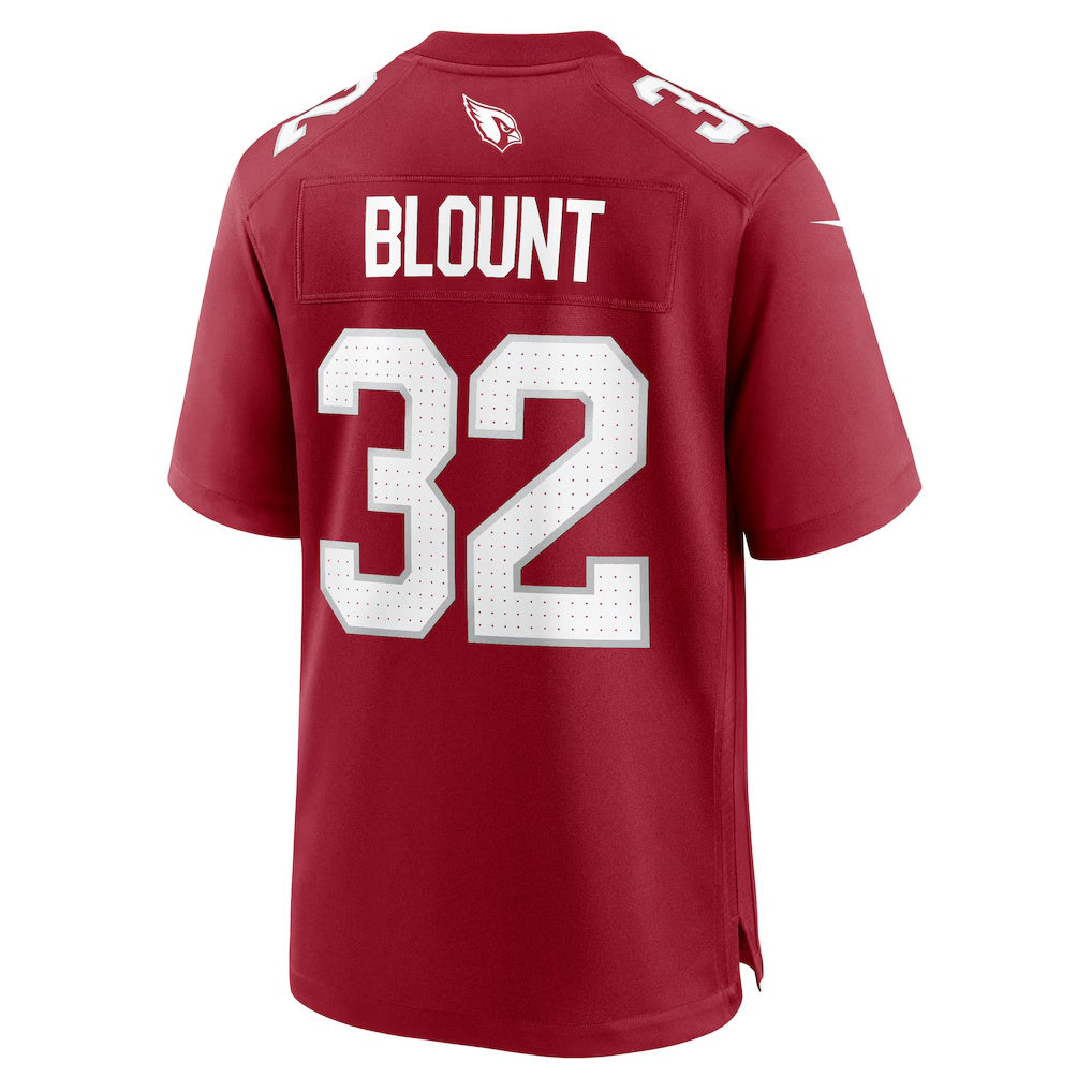 A.Cardinals #32 Joey Blount Cardinal Fedasgoge Game Jersey