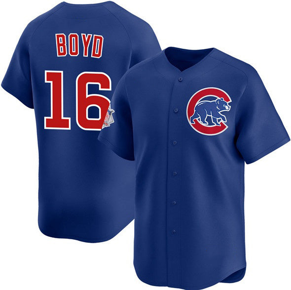 Chicago Cubs #16 Matthew Boyd Royal Fedasgoge Limited Stitched Jersey