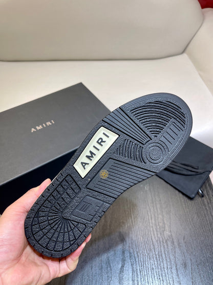 Amiri Leather High Top Sneakers Shoes