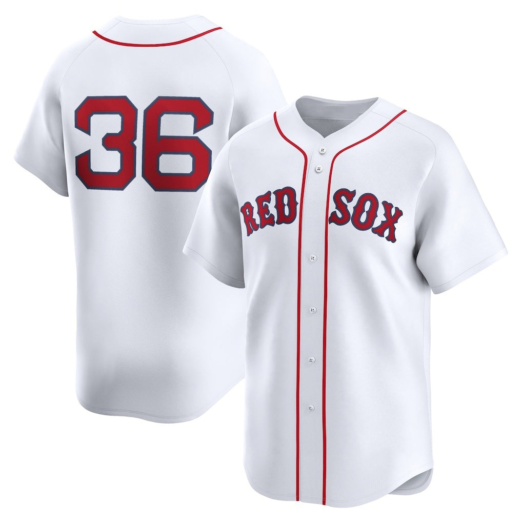 Boston Red Sox #36 Triston Casas White Fedasgoge Home Limited Player Jersey