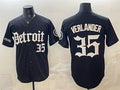 Detroit Tigers #35 Justin Verlander 2026 Black Fedasgoge 'Motor Gothic Edition' Vapor Premier Limited Stitched Jersey