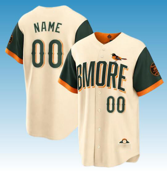 Custom Baltimore Orioles Natural Fedasgoge 2026 City Connect Stadium Stitched Jersey