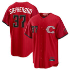 Cincinnati Reds #37 Tyler Stephenson Player Red Fedasgoge 2026 City Connect Home Game Stitched Jerseys