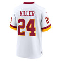 W.Commanders #24 Von Miller White Fedasgoge Game Jersey