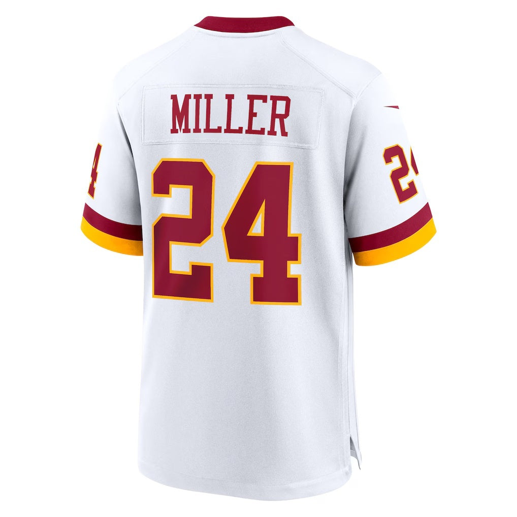 W.Commanders #24 Von Miller White Fedasgoge Game Jersey