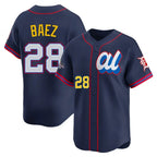 Detroit Tigers #28 Javier Baez Player Navy Fedasgoge Limited American League All-Star Edition Stitched Jerseys