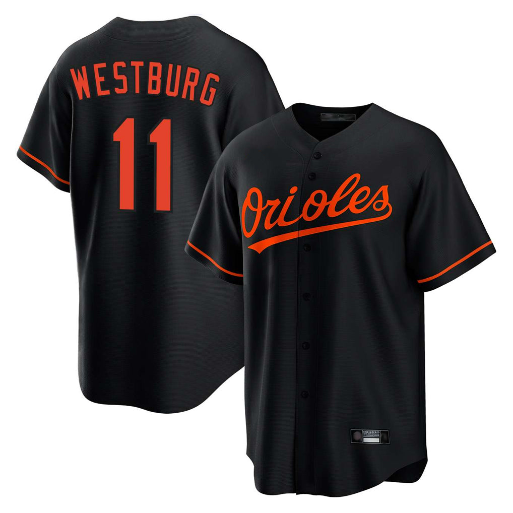 Baltimore Orioles #11 Jordan Westburg Player Black Fedasgoge Home Game Stitched Jerseys