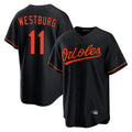Baltimore Orioles #11 Jordan Westburg Player Black Fedasgoge Home Game Stitched Jerseys