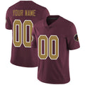 Custom W.Redskins Alternate Burgundy Red Fedasgoge Vapor Untouchable 80th Anniversary Limited Jersey