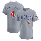 Chicago Cubs #4 Pete Crow-Armstrong Player Gray Fedasgoge Road Limited Elite Home Stitched Jerseys