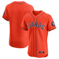 Houston Astros Blank Player Orange Fedasgoge Home Limited Elite Stitched Jerseys