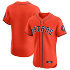Houston Astros Blank Player Orange Fedasgoge Home Limited Elite Stitched Jerseys