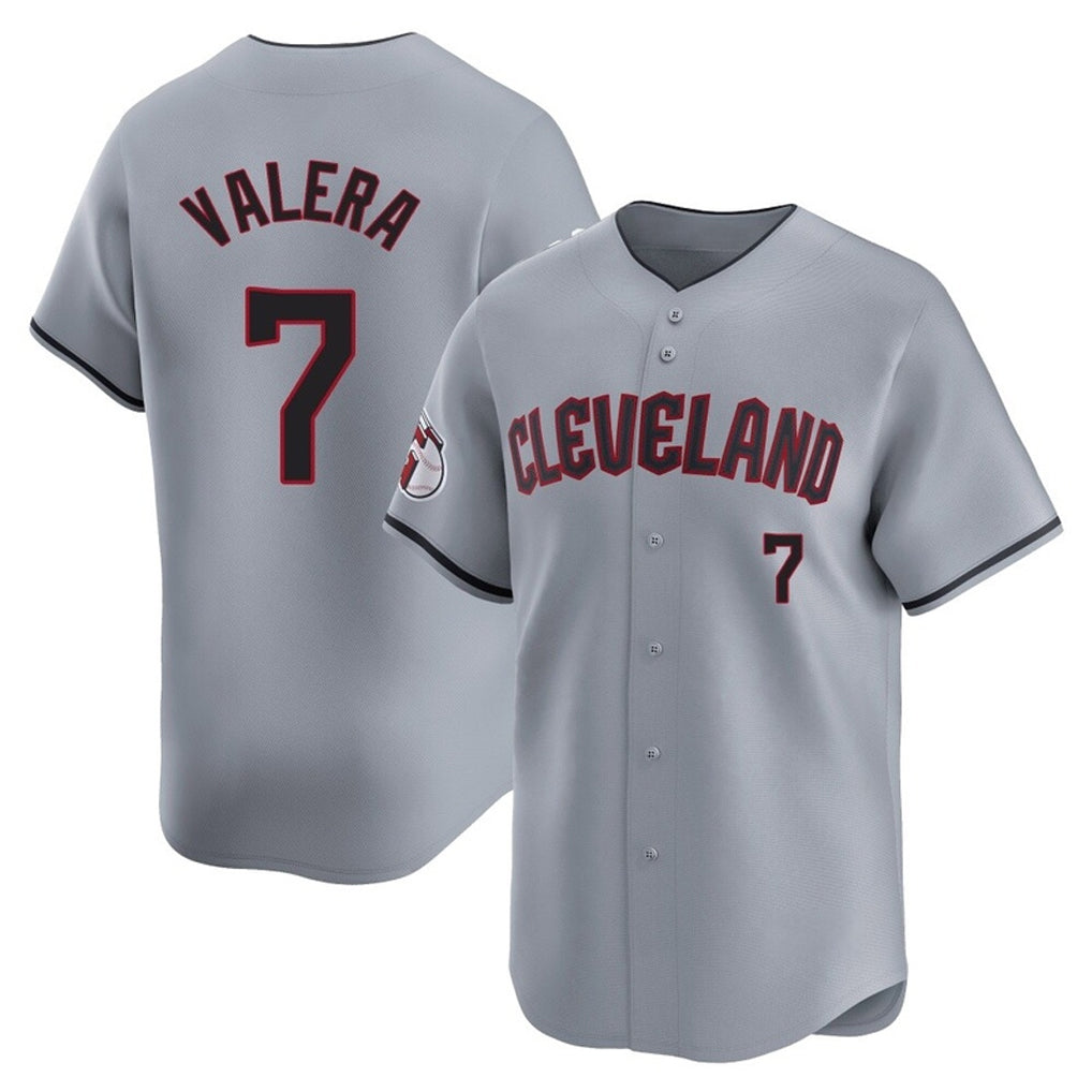 Cleveland Guardians #7 George Valera Player Gray Fedasgoge Road Limited Home Stitched Jerseys