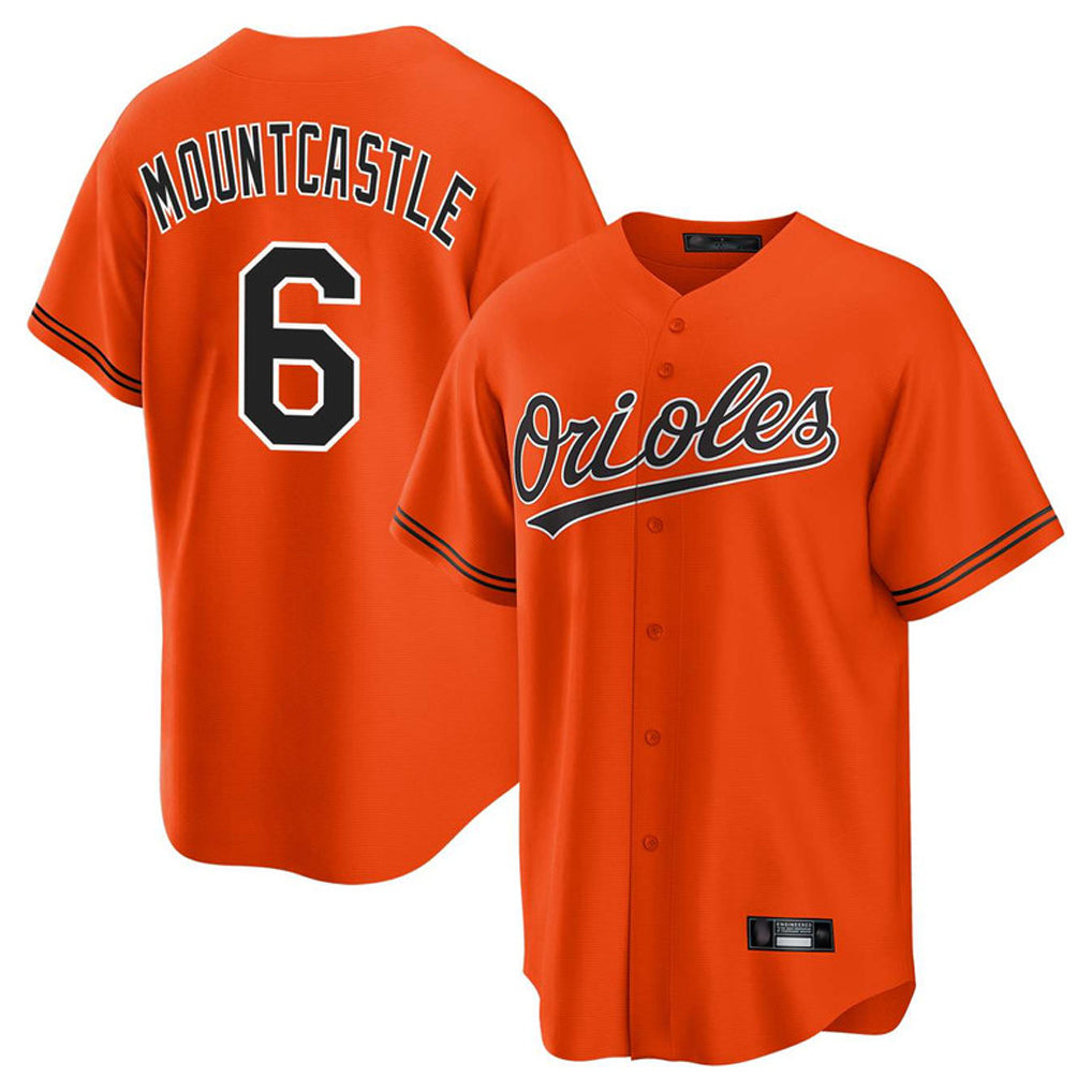 Baltimore Orioles #6 Ryan Mountcastle Player Orange Fedasgoge Home Game Stitched Jerseys