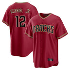 Arizona Diamondbacks #12 Lourdes Gurriel Jr Player Red Fedasgoge Home Game Stitched Jerseys