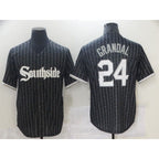Chicago White Sox #24 Grandal City Edition Black Fedasgoge Game 2021 Jerseys